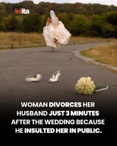 Three minutes. That is how long it took for a lifetime commitment to expire.The ceremony was bar(1)