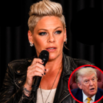 PINK DRAWS A HARD LINE AGAINST TRUMP AND THE MAGA MOVEMENT
